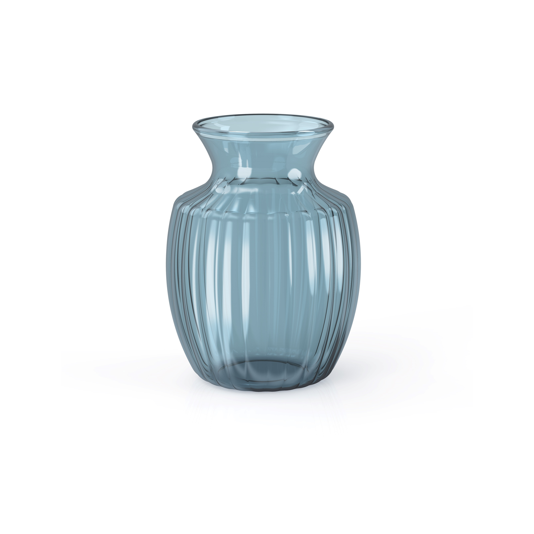 グランドブルーのフラワーベース | 透明感のある花瓶 – cornes online shop